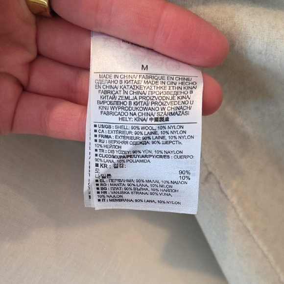 Banana Republic Women's Gray Toggle Coat - Picture 6 of 6